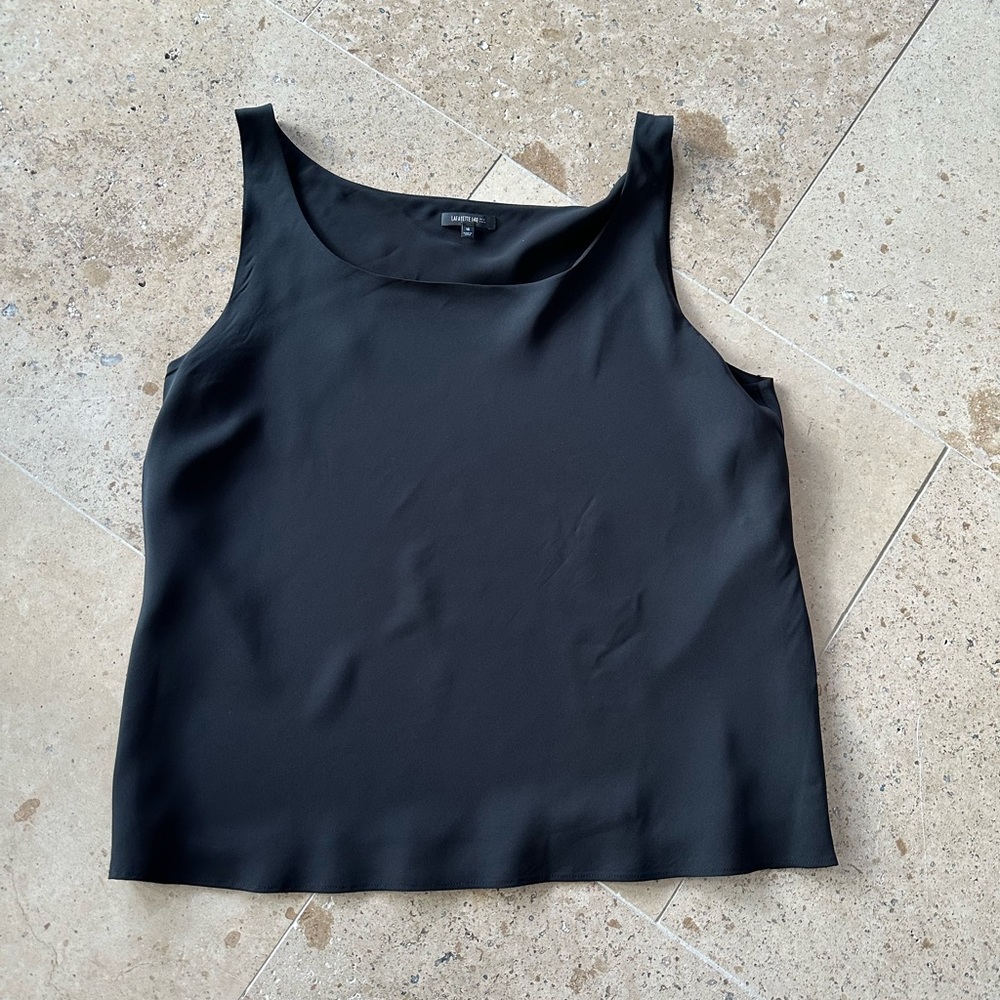 Lafayette 148 New York Black Camisole
